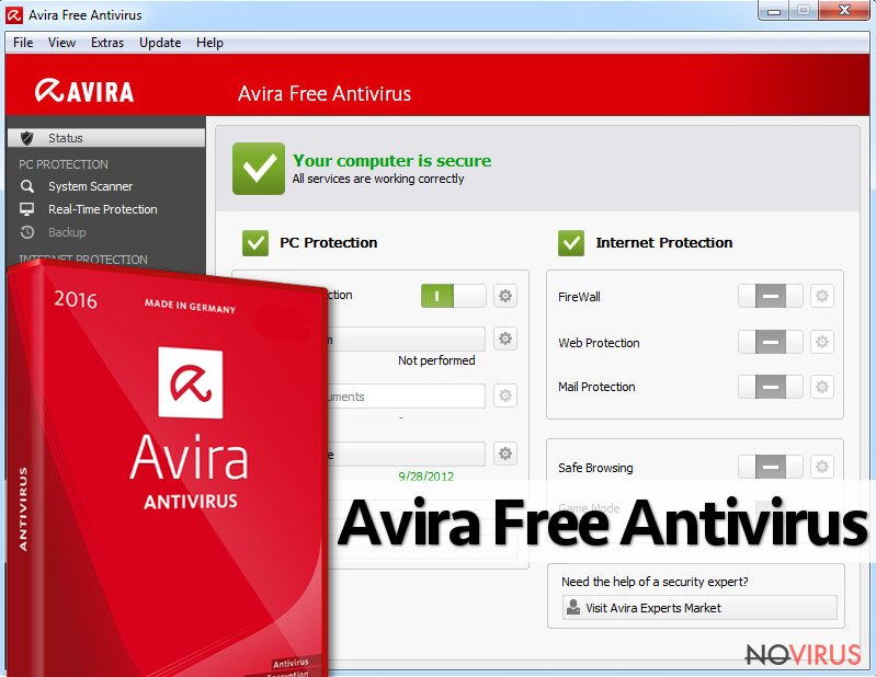 The image of Avira Free Antivirus