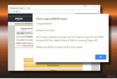 “Amazon.com Membership Rewards” scam