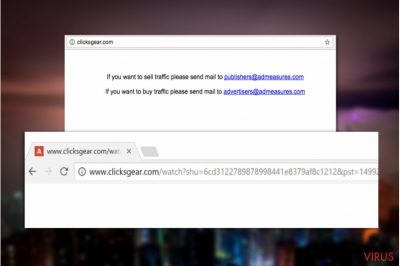 Clicksgear.com pop-up virus