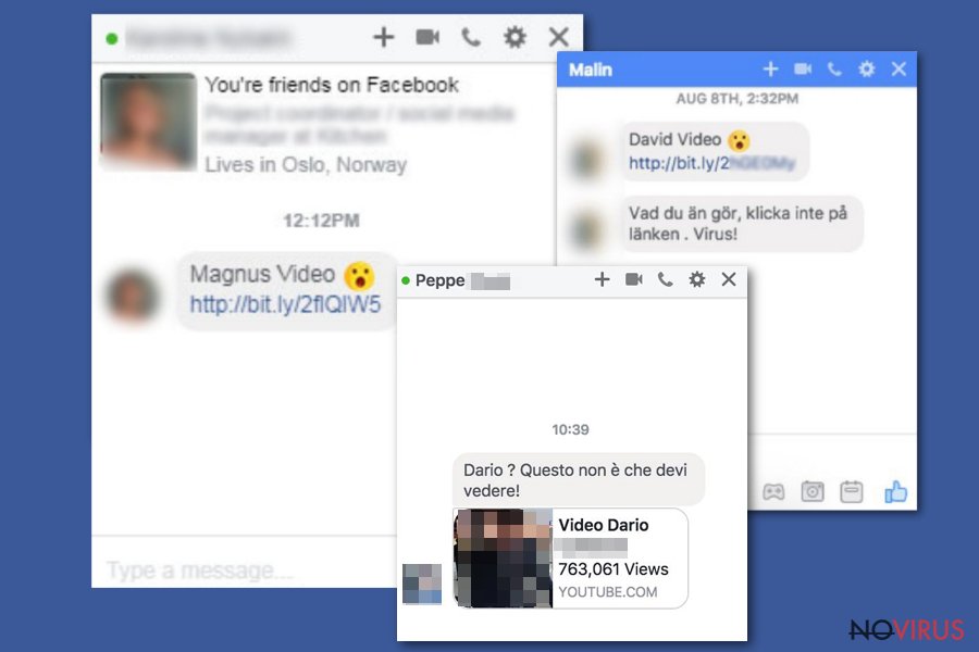 Virus über Facebook Messenger