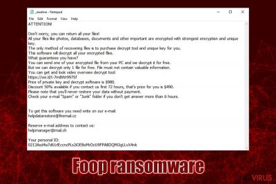 Foop ransomware