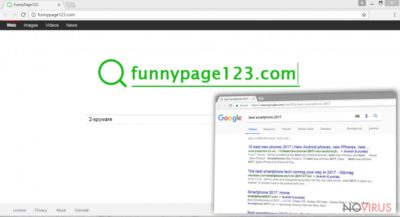 Funnypage123.com virus