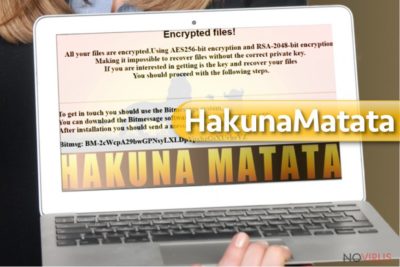 HakunaMatata ransomware virus