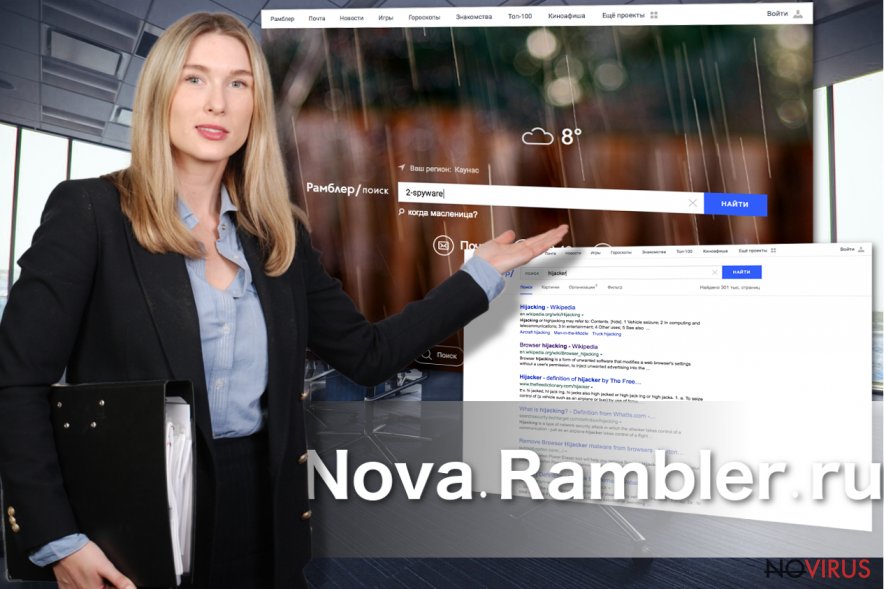 The image of Nova.Rambler.ru virus