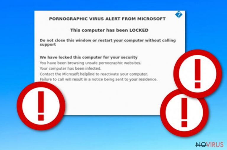 Pornographic Virus Alert From Microsoft