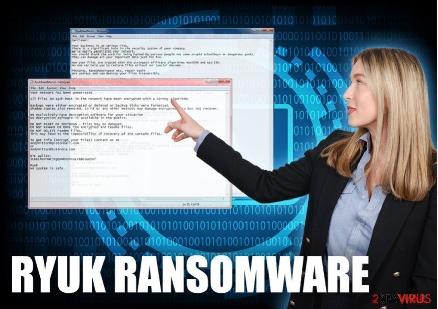 Ryuk ransomware virus