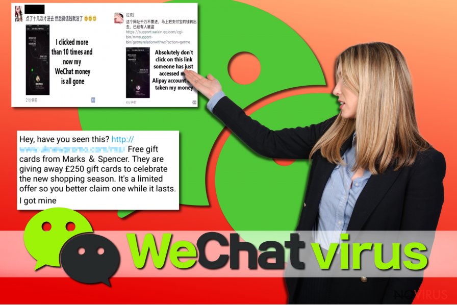 The variations of WeChat virus